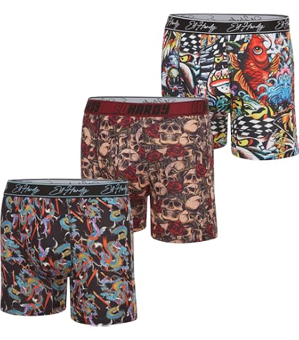 Knaughty Knickers Spank Me Mens Boxer Briefs with Design No Fly